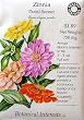 Certified Organic Zinnia Pastel Sunset Seeds 50 Seeds