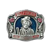 Wild West Billy The Kid Pewter Belt Buckle