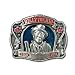Wild West Billy The Kid Pewter Belt Buckle