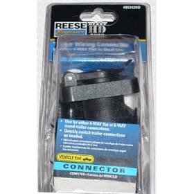Reese Towpower Heavy Duty Trailer Wiring Connector (Modifies 4-way Flat to Dual Use)