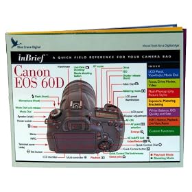 Blue Crane Digital zBC536 Canon EOS 60D inBrief Laminated Reference Card for Canon eos... by Blue Crane Digital
