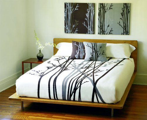 Organic Cotton Duvet Cover | Cove Cream + Cocoa (Queen)