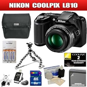 Nikon Coolpix L810 (Black) Package