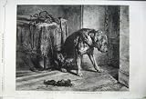 1861 SUSPENSE DOG DOOR LANDSEER KENSINGTON MUSEUM