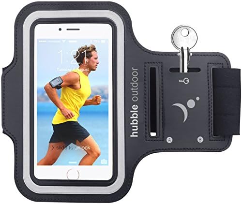 Hubble Sports iPhone 6 Armband for Running + Workout - Lifetime Guarantee - Black