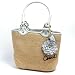 Coach Bleecker Straw Leather Shopper Bag Tote 13373 White