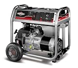 Briggs & Stratton 030469 8,250 Watt 342cc Briggs & Stratton 1650 Series OHV Gas Powered Portable Generator With Wheel Kit