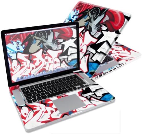 Mightyskins Protective Skin Decal Cover for Apple MacBook Pro 15" with 15.4 inch screen wrap sticker skins Graffiti Mash Up