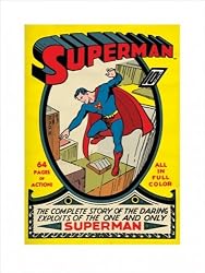 Superman - Comic Poster / Art Print (Issue No. 1) (Size: 24" x 32")