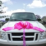 23" Pink Car Bow