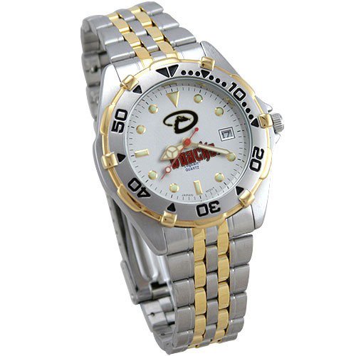 MLB Arizona Diamondbacks Men's All Star Watch Stainless Steel Bracelet