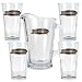 Anaheim Ducks Pitcher and 4 Piece Glass Set
