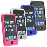Eforcity Premium Silicone Case Cover for Apple iPhone - 4 colors for choose