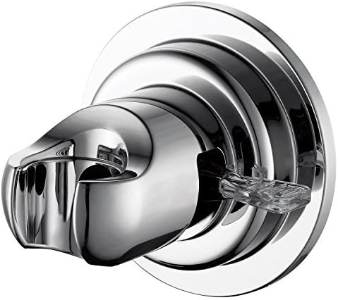 ZhenDe Bathroom Wall Mount Suction Bracket & Holder Handheld Shower Head Bidet Shattaf Spray Suction Cup Shower Arms Slide Bar Fixed Showerhead Chrome by ZhenDe