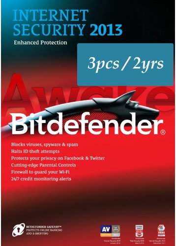 Bitdefender Internet Security 2013 - 3pcs/2years