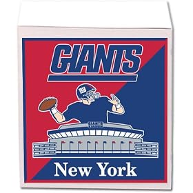 John F. Turner New York Giants Note Cube