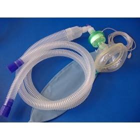Anesthesia breathing circuit kit ( 60", 3L bag, Gas line, Adult Mask, Heat Moisture Exchange filter)