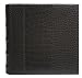 Black Croco Leather Photo Album 9x9", Holds 200 4x6" Pictures