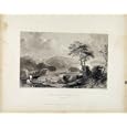 LOCH LINNHE ARGYLISHIRE SCOTLAND ANTIQUE PRINT c1839