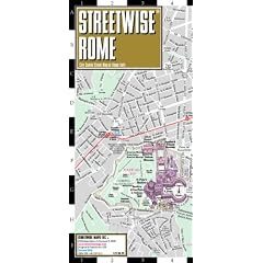 Streetwise Rome Map - Laminated City Center Street Map of Rome, Italy - Folding pocket size travel map with metro map, subway