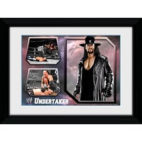 GB Eye - Photographie encadr�e "WWE, Undertaker" - 40 cm x 30 cm (Import Grande Bretagne)