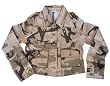 Women's Subdued Woodland Vintage Military-Style Jacket - Available in 5 Sizes
