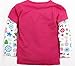 Peppa Pig kids wear tunic top peppa pig embroidery girl long sleeve tee,Red,2-6y