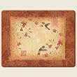 Large Cutting Board ~ Hummingbird in Garden ~ made of tempered glass ~ code 510