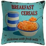 Breakfast Cereals Cushion - Martin Wiscombe Cushions