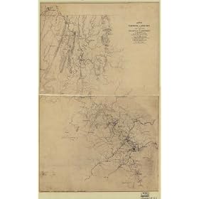 Map illustrating the operations of the army under com'd of Maj. Gen. W.T. Sherman, in Georgia, from May 5th to September 4th, 1864 / compiled under the direction of Capt. O.M. Poe, Chief Eng'r, from maps and data furnished by the Eng'rs of the Armies o (Civil War Map Reprint measured in inches 22 x 36)