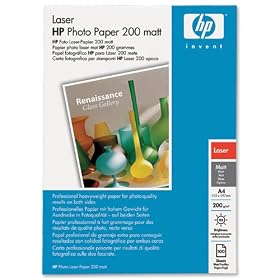 Hewlett Packard [HP] A4 200gsm Matt Photo Laser Paper Ref Q6550A [100