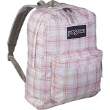  : JanSport Superbreak Classic Backpack (Pink Pig Prepschool Plaid)