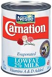 Nestle Carnation Evaporated Lowfat 2% Milk, 12 Fl Oz. ( 354 Ml)