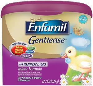 Enfamil Enfamil Gentlease Infant Formula for Fussiness and Gas, For Babies 0-12 Months, 22.2-ounce