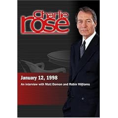 Charlie Rose with Matt Damon & Robin Williams (January 12, 1998)