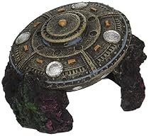 BLUE RIBBON PET PRODUCTS 030157015909 Exotic Environments Crashed Ufo with Cave
