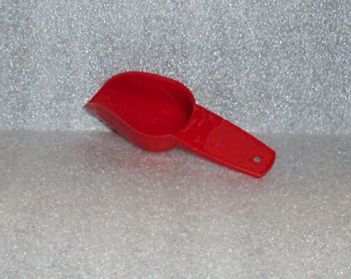 Tupperware Small Canister Scoop with Handle, Red