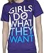 THE MAINE - Girls Do What They Want - Purple Women's / Girls T-shirt (Babydoll / Girl...