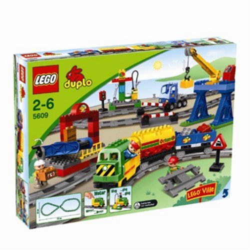 Childrens Toyshop  Spielwaren : LEGO Duplo 5609 - Ville Eisenbahn 5609 Eisenbahn Super Set
