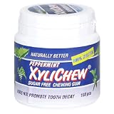 Xylichew Gum, Peppermint, 100-Piece Jar (Pack of 2)