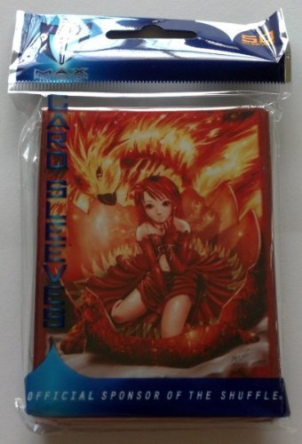 Max Protection 100 Fire Angel MTG Size Deck Protectors Magic Card Sleeves