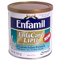 Enfamil EnfaCare Lipil Milk-Based Infant Formula, Iron Fortified, Powder (Case Pack, Six-12.8 Ounce Cans)