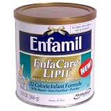  : Enfamil EnfaCare Lipil Milk-Based Infant Formula, Iron Fortified, Powder (Case Pack, Six-12.8 Ounce Cans)