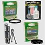 Hoya 58mm Filter Kit   Opteka Pro Cleaning Kit   Tabletop Tripod for Canon EOS