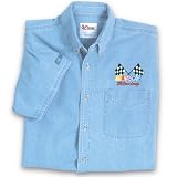 : Nascar Short Sleeve Denim Shirt