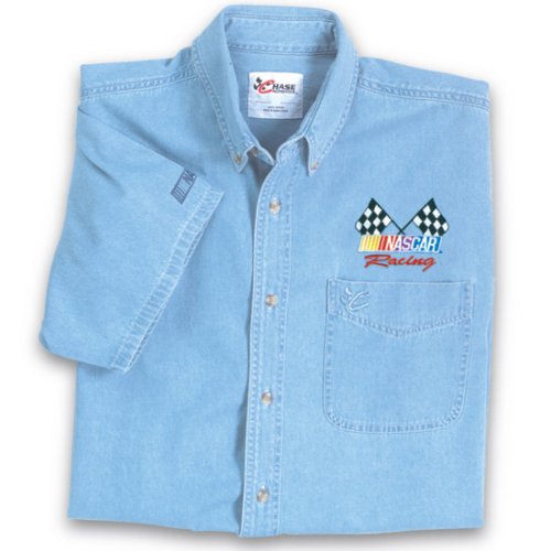 Buy Nascar Short Sleeve Denim Shirt