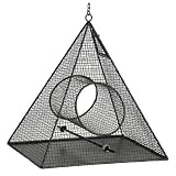 Bird Brain Geo Mesh Pyramid Bird Feeder, Black