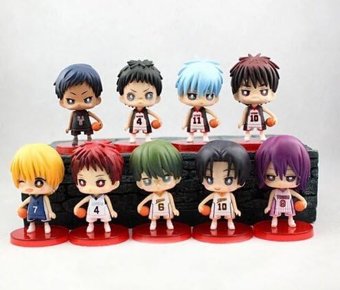 Anime Kuroko No Basket / Kuroko's Basketball 9PCS/Set PVC Figure