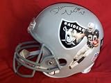 Darren McFadden Autographed Custom Photo Oakland Raiders Riddell Deluxe Replica Full Size Football Helmet Featuring All the Game Day Decals, Proof Photo of Darren Signing for Us.