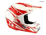 No Fear MX 6096RRD OPTIMAL II Mens BMX / Motocross Racing Helmet in Racing Red Size Small